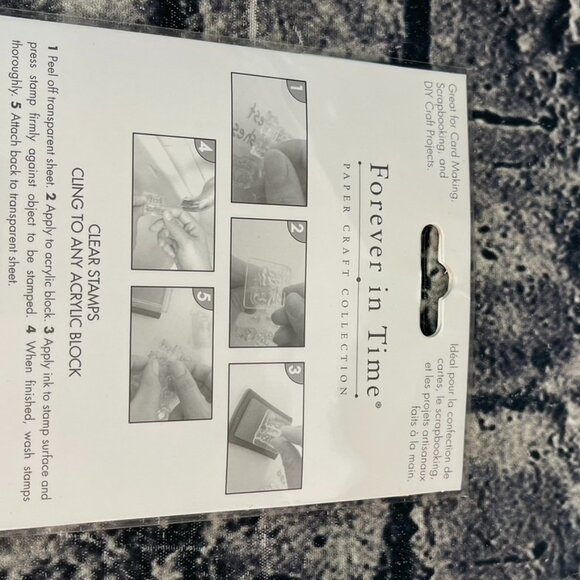 Forever In Time FLOURISHES 8 Acrylic Stamps CS224A - Picture 6 of 7